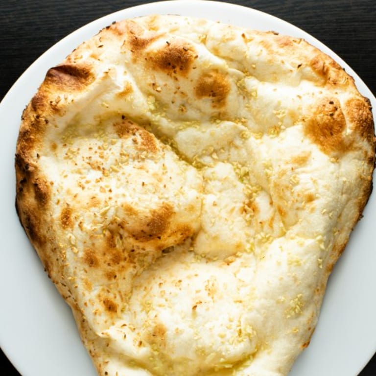 Delicious Garlic Naan Awaits