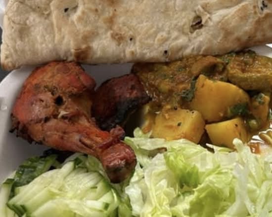 Tandoori (Clay Oven) Chicken Box Special.
